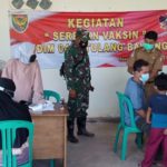 Koramil 426-03 Rawajitu Selatan Laksanakan Serbuan Vaksinasi Nyasar 132 Orang