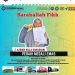 Siswa SMP AT-TANWIR Metro Z. Karima Naila Ramadhani Meraih Mendali Emas