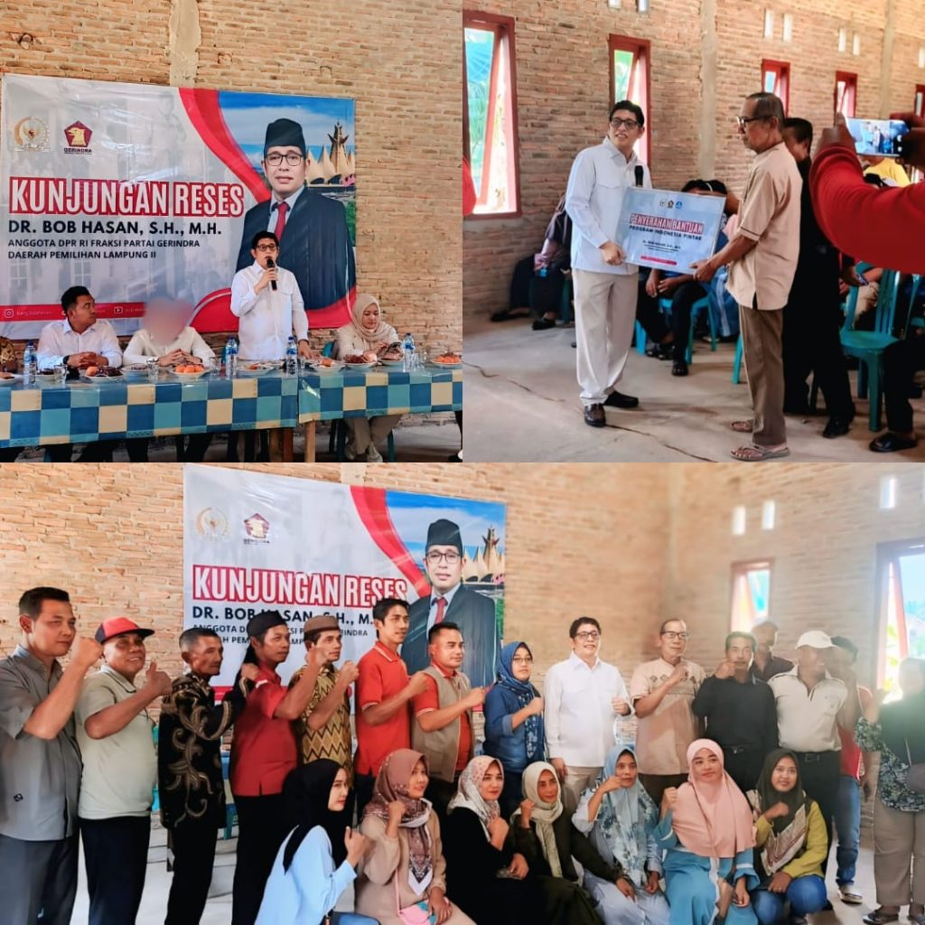 Bob Hasan Perjuangkan Harga Singkong yang Layak dan Salurkan Bantuan Pendidikan
